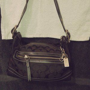 Black Coach small shoulder bag